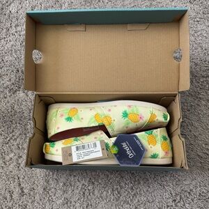 Toms Lemonade Pineapple Paradise Print Alpargata Shoes 10016697